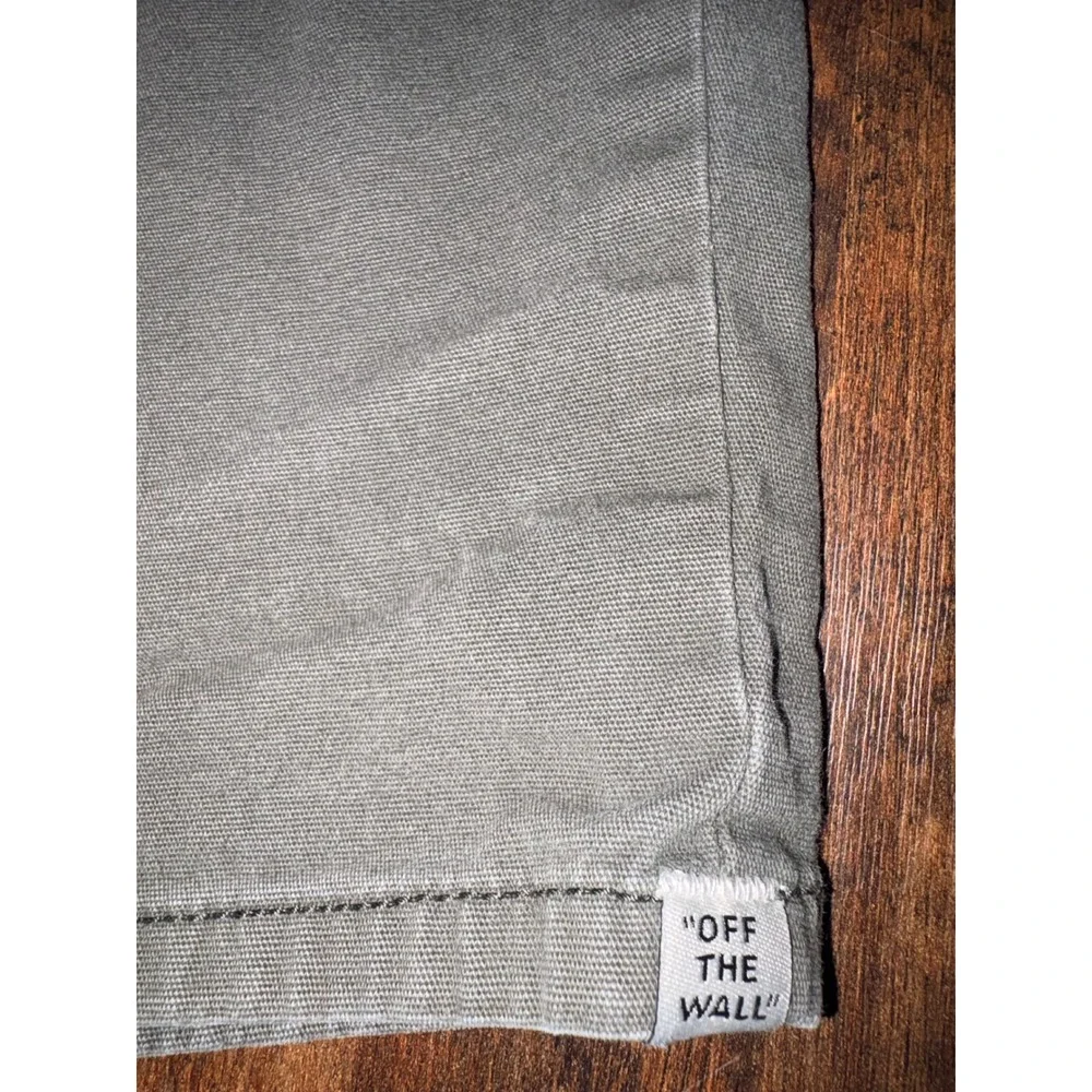 Vans Off The Wall Mens Skate Shorts Olive Green Canvas Size 32 VN0A7S2WSQ8